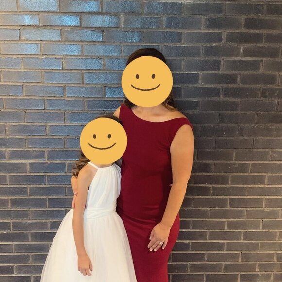 Azazie / Blush Mark Burgundy Backless Bridemaid / Formal Dress | Size M - Picture 11 of 11